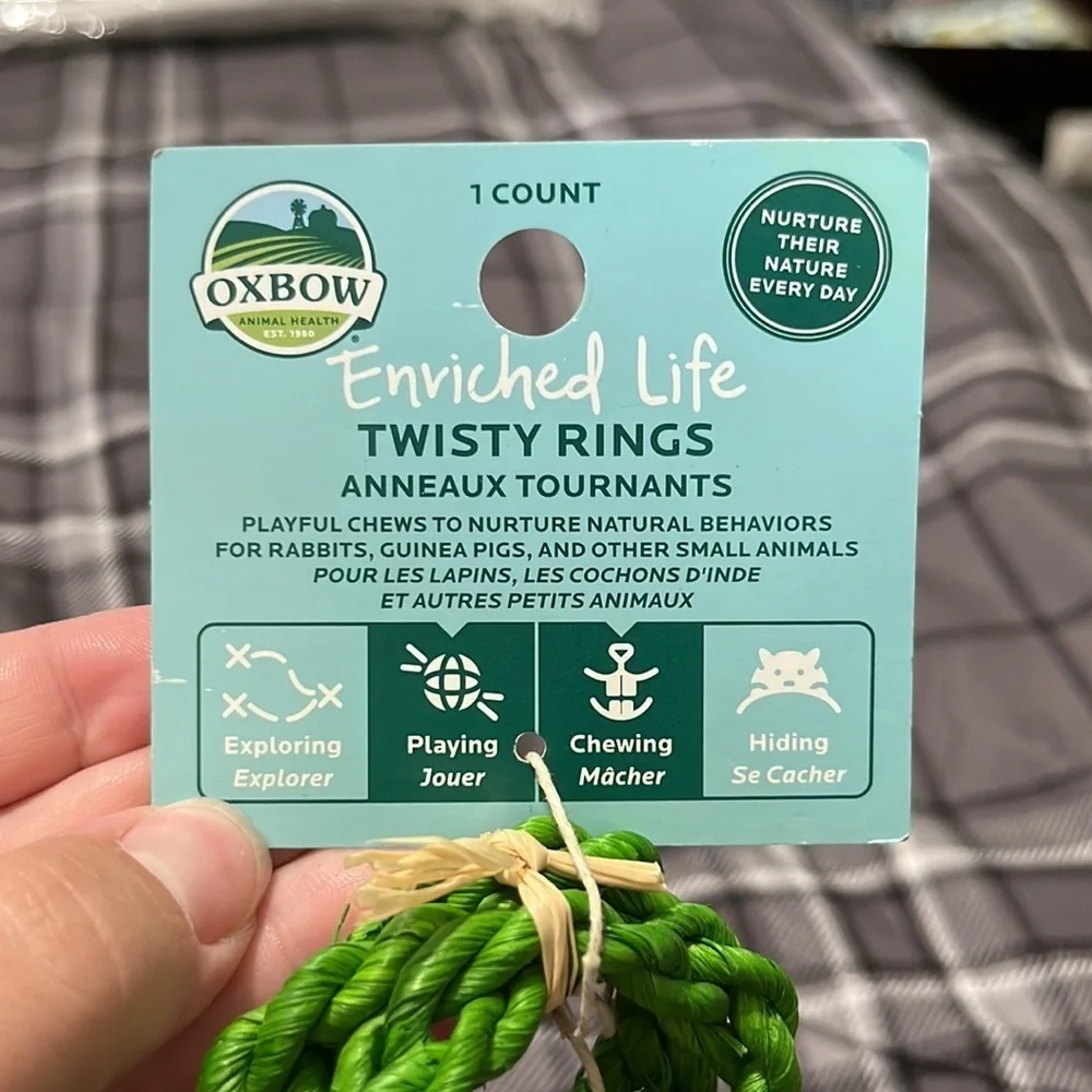 Oxbow Enriched Life Twisty Rings Small Animal Toy